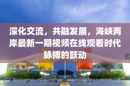 深化交流，共融發(fā)展，海峽兩岸最新一期視頻在線觀看時(shí)代脈搏的躍動(dòng)