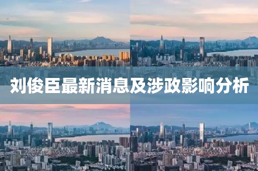 劉俊臣最新消息及涉政影響分析