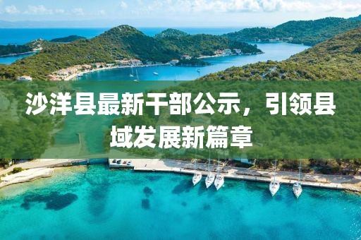 沙洋縣最新干部公示，引領(lǐng)縣域發(fā)展新篇章