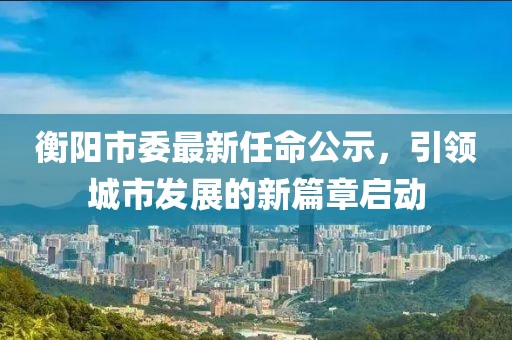 衡陽(yáng)市委最新任命公示，引領(lǐng)城市發(fā)展的新篇章啟動(dòng)