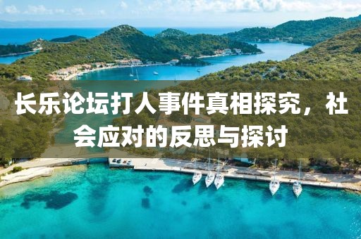 長樂論壇打人事件真相探究，社會應(yīng)對的反思與探討