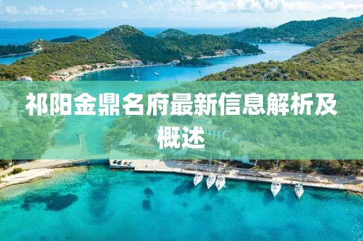 祁陽(yáng)金鼎名府最新信息解析及概述
