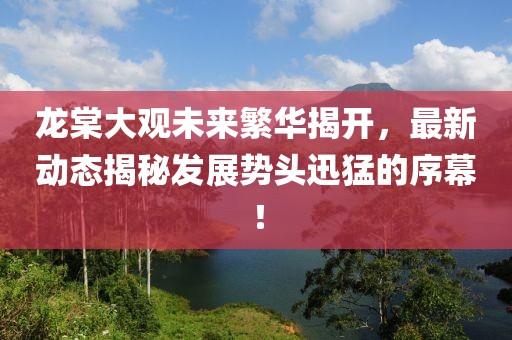 龍?zhí)拇笥^未來繁華揭開，最新動態(tài)揭秘發(fā)展勢頭迅猛的序幕！
