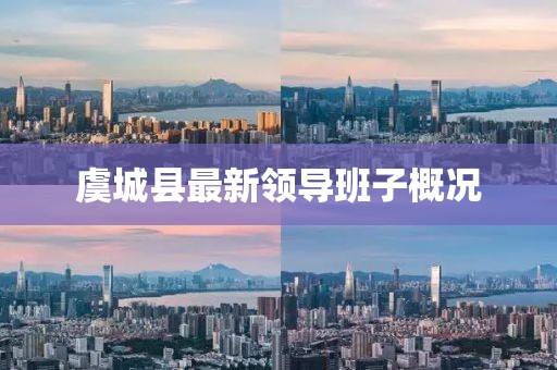 虞城縣最新領導班子概況