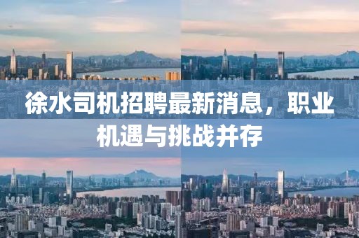 徐水司機招聘最新消息，職業(yè)機遇與挑戰(zhàn)并存