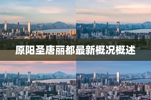 原陽圣唐麗都最新概況概述