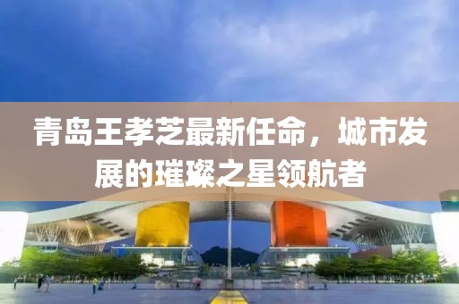 青島王孝芝最新任命，城市發(fā)展的璀璨之星領(lǐng)航者