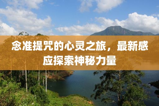 念準(zhǔn)提咒的心靈之旅，最新感應(yīng)探索神秘力量