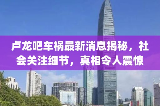 盧龍吧車禍最新消息揭秘，社會關(guān)注細(xì)節(jié)，真相令人震驚