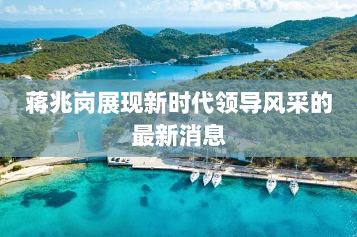 蔣兆崗展現(xiàn)新時代領(lǐng)導(dǎo)風(fēng)采的最新消息