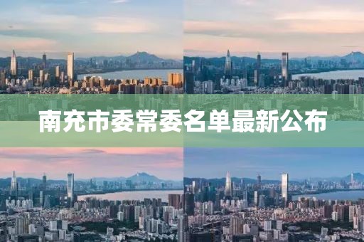 南充市委常委名單最新公布