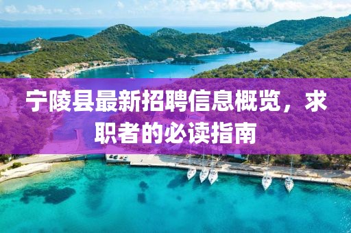 寧陵縣最新招聘信息概覽，求職者的必讀指南