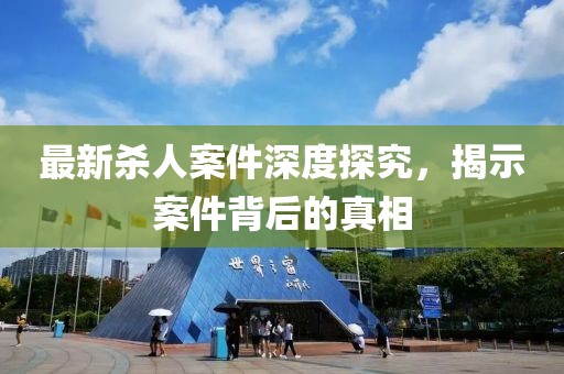 最新殺人案件深度探究，揭示案件背后的真相