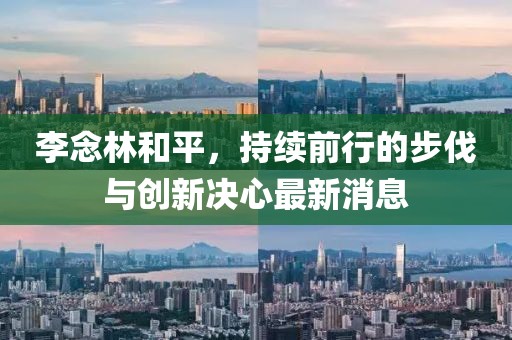 李念林和平，持續(xù)前行的步伐與創(chuàng)新決心最新消息