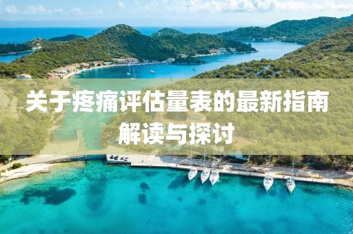 關(guān)于疼痛評估量表的最新指南解讀與探討