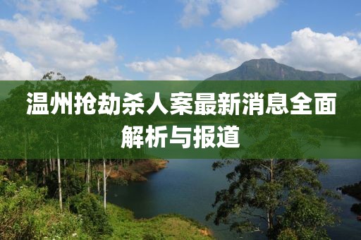 溫州搶劫殺人案最新消息全面解析與報道