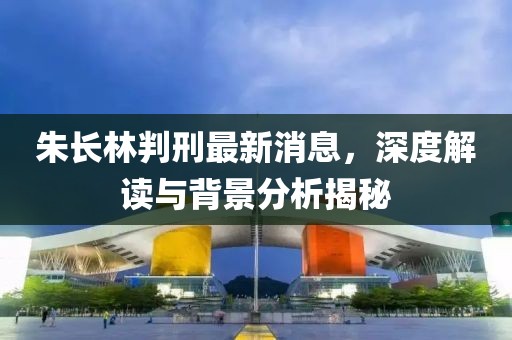 朱長林判刑最新消息，深度解讀與背景分析揭秘