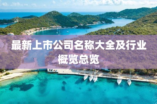 最新上市公司名稱大全及行業(yè)概覽總覽
