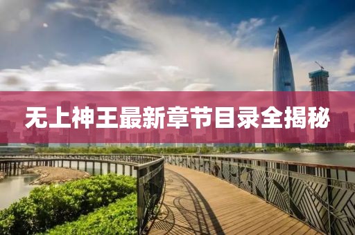 無上神王最新章節(jié)目錄全揭秘